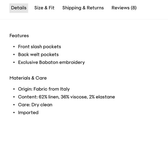 Babaton Parity XS Black Linen Pant - Picture 7 of 10